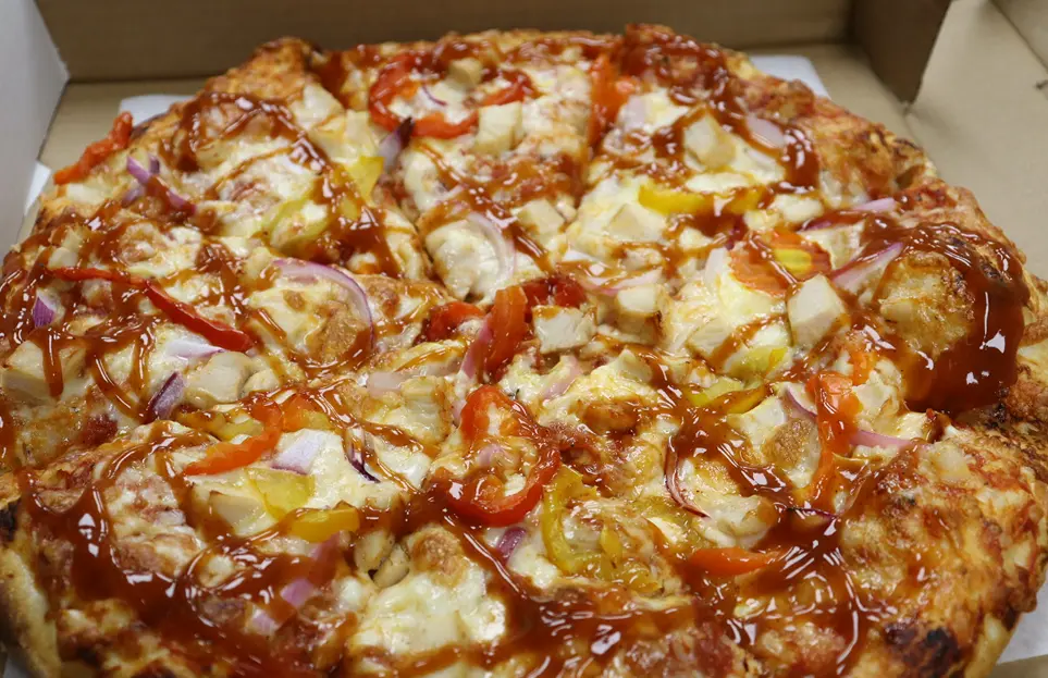 House-made pizza sauce at Sages Pizza Sage Hill