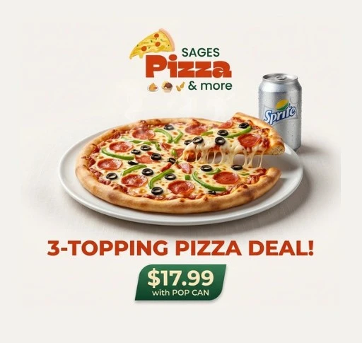 Deals from Sages Pizza & More