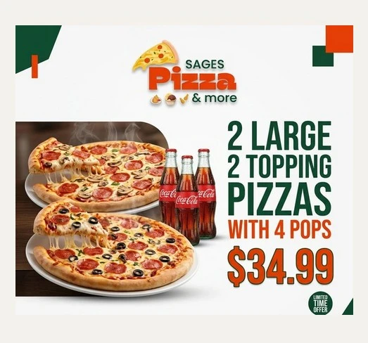 Deals from Sages Pizza & More
